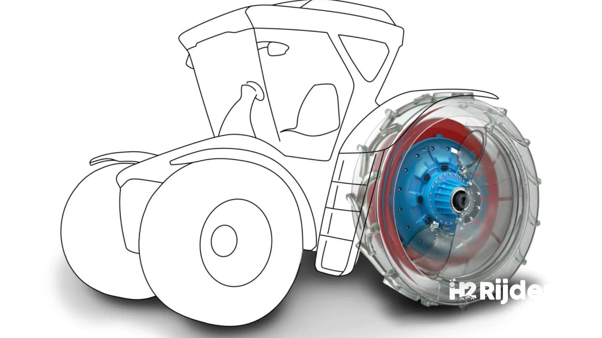 Waterstof in de wielen: Duits bedrijf lost het opslagprobleem van de waterstoftractor op